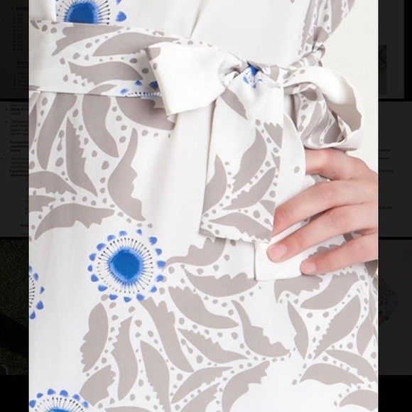 DVF Julieta Printed Shirtdress | 100% SILK - Picture 3 of 8